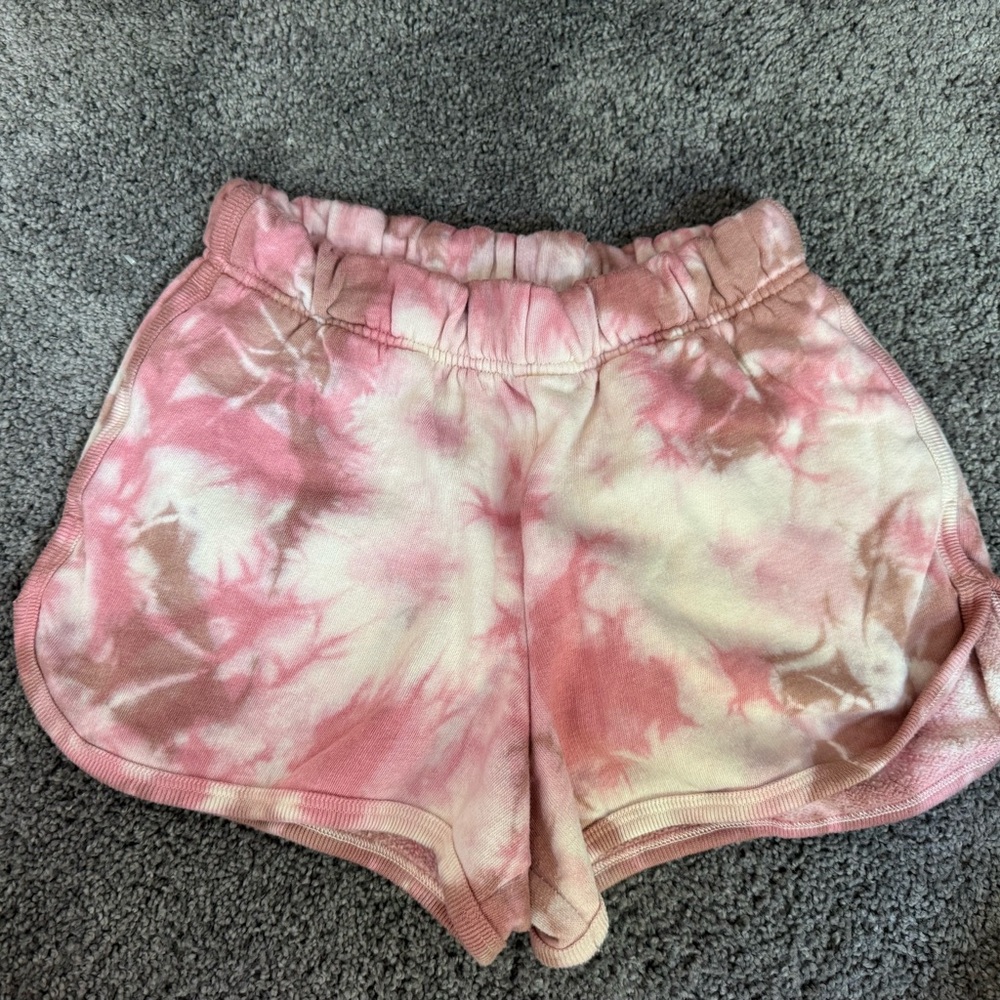 Pink Tie-Dye Women's Shorts